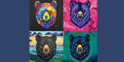painting of bear