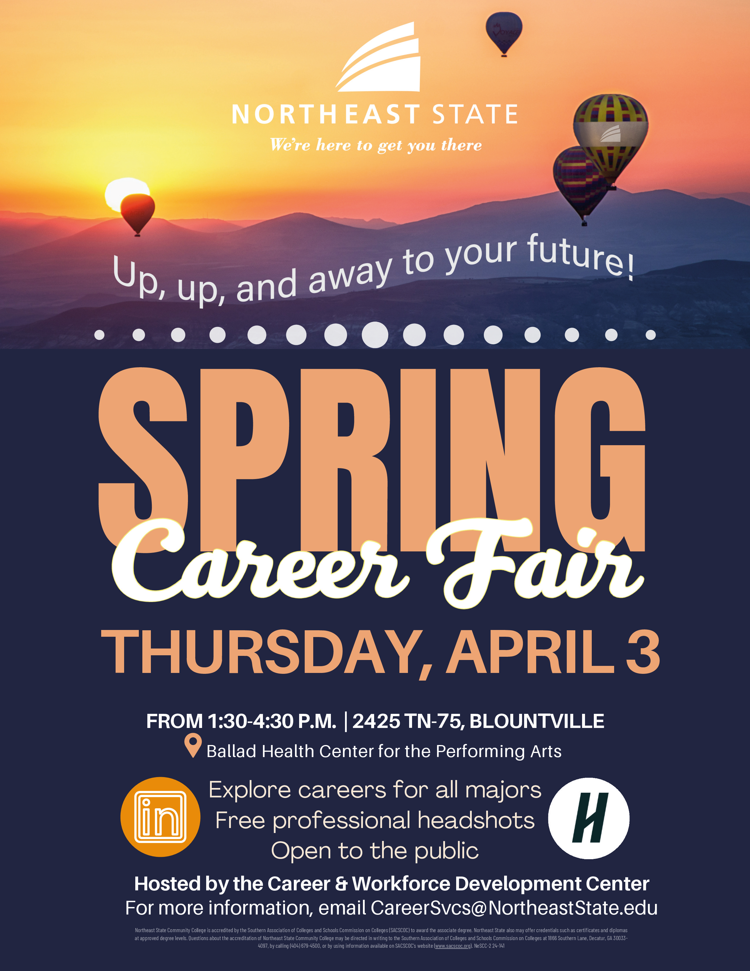 技术 Job Fair flyer