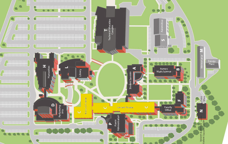 博彩平台 State Community College - General Studies building on 早场竞选集会 campus map